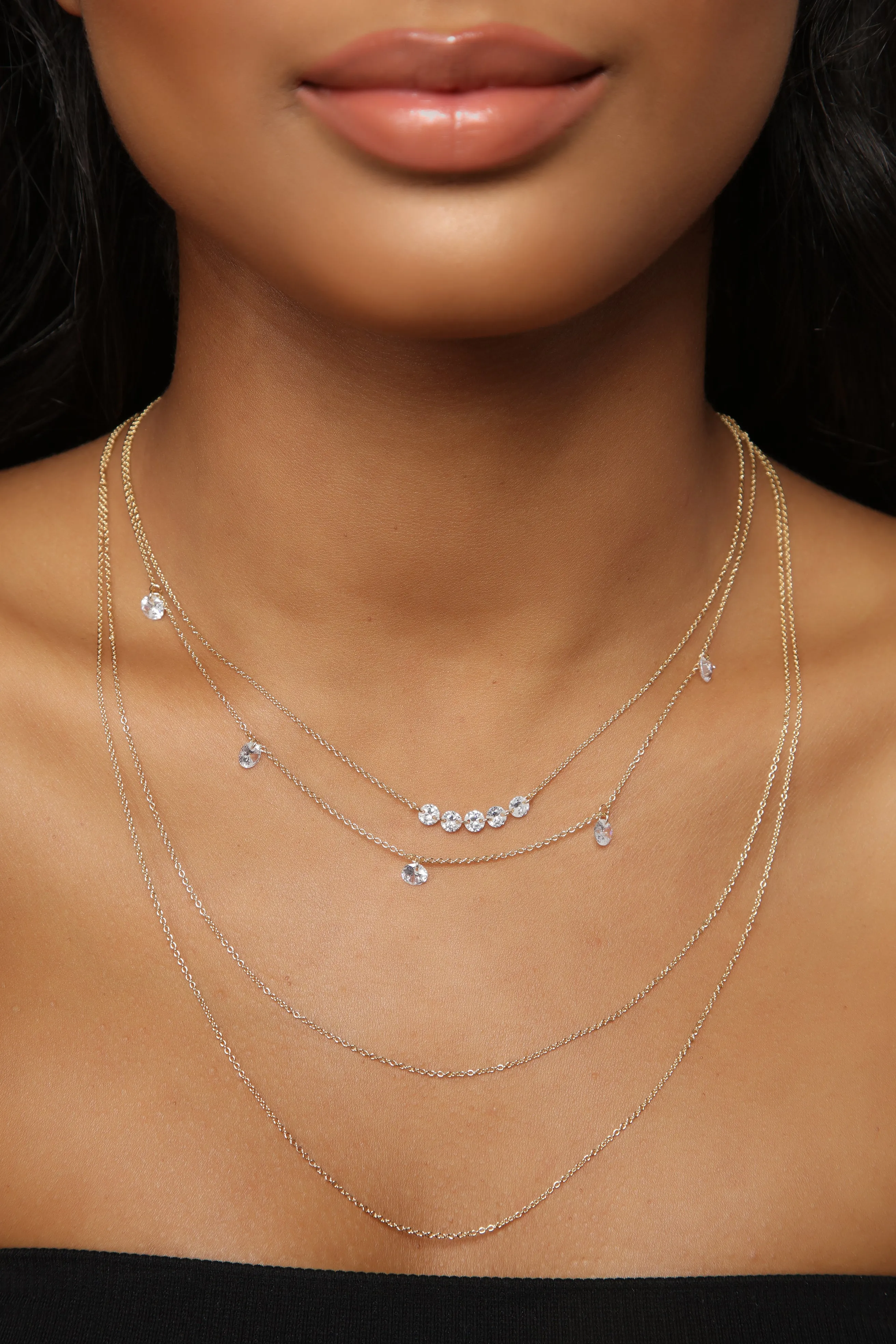 Are You Down Though Necklace - Gold