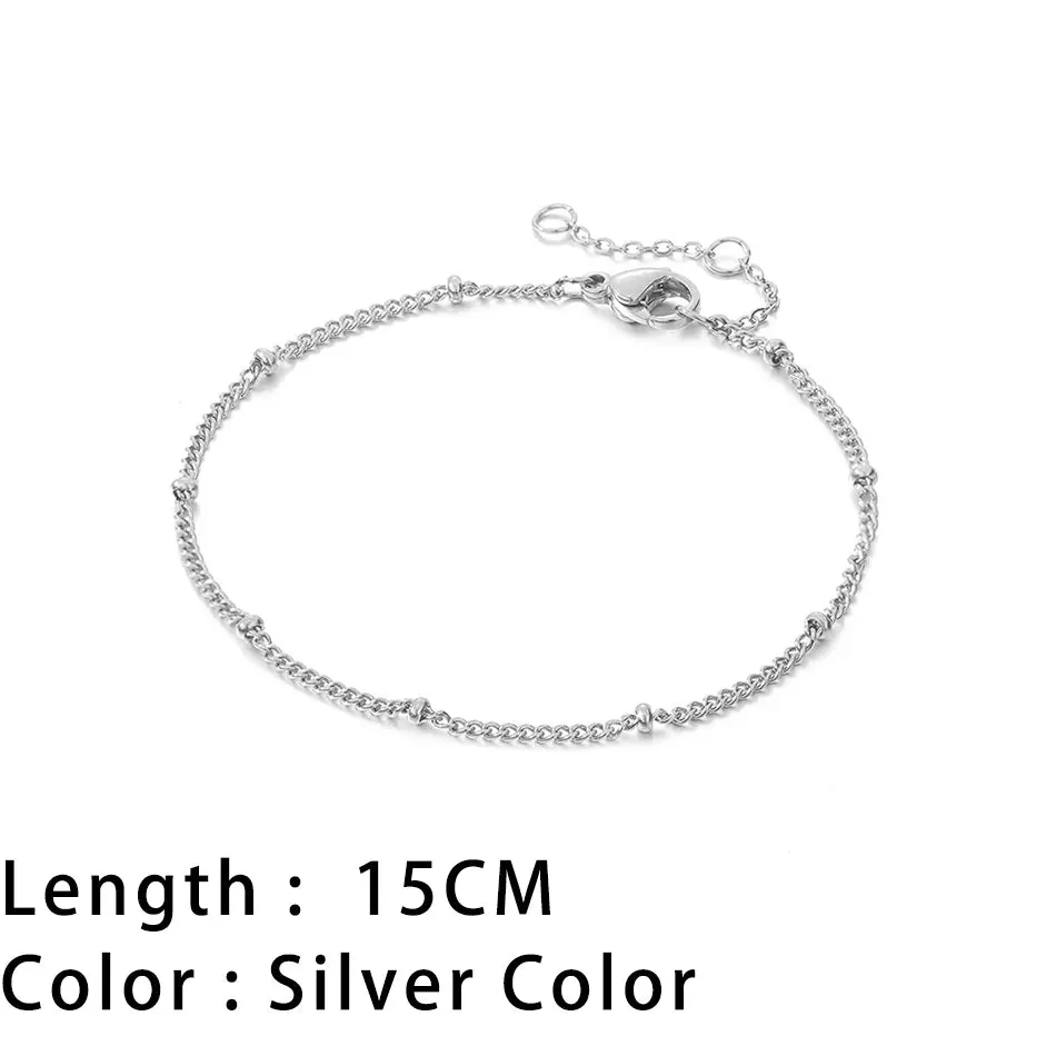 Classic Snake Chain Bracelets for Women: Trendy Gold-Plated Stainless Steel Cuban Chain Bracelet, Perfect Woman Gifts, and Jewelry