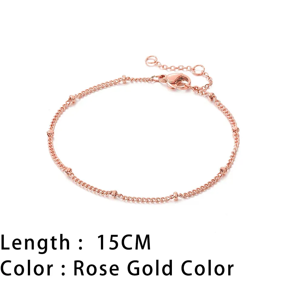 Classic Snake Chain Bracelets for Women: Trendy Gold-Plated Stainless Steel Cuban Chain Bracelet, Perfect Woman Gifts, and Jewelry