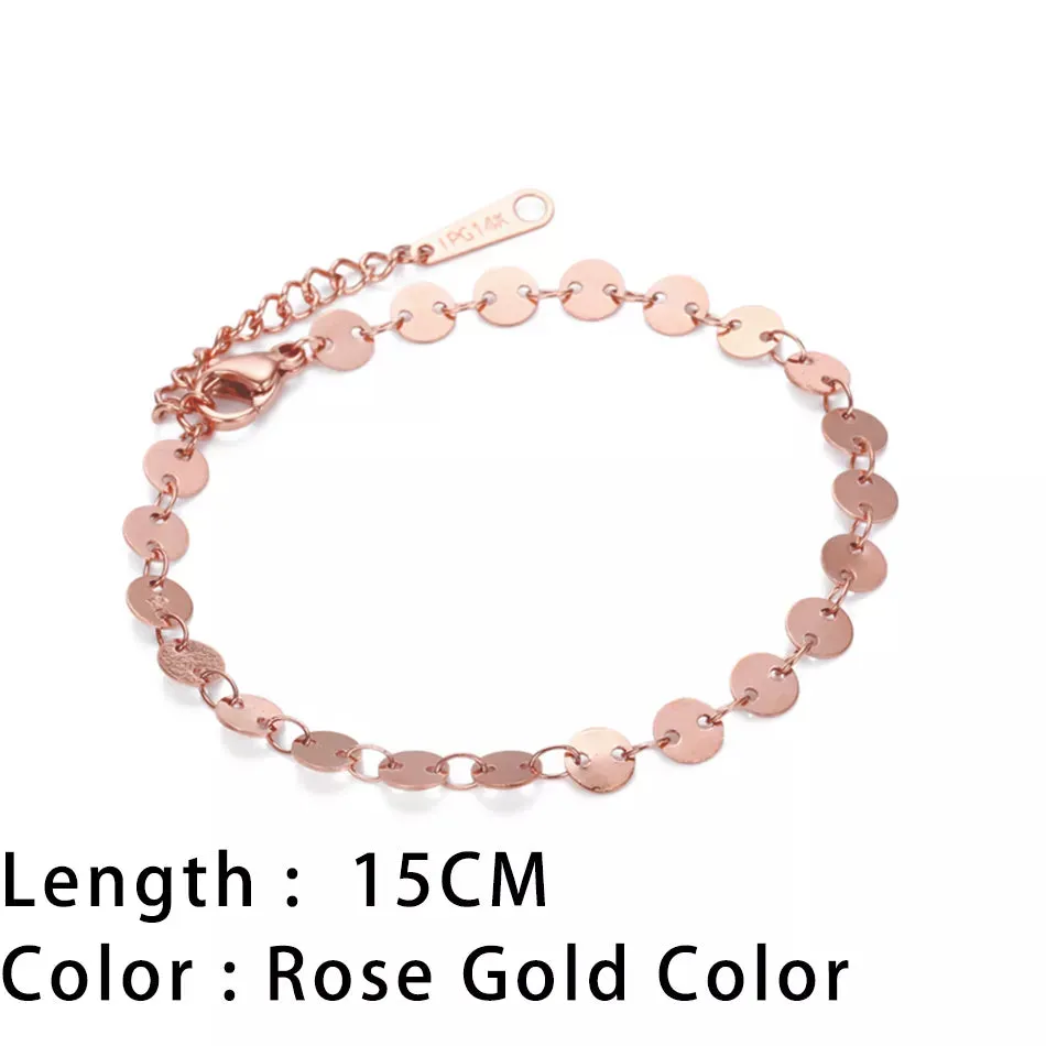 Classic Snake Chain Bracelets for Women: Trendy Gold-Plated Stainless Steel Cuban Chain Bracelet, Perfect Woman Gifts, and Jewelry