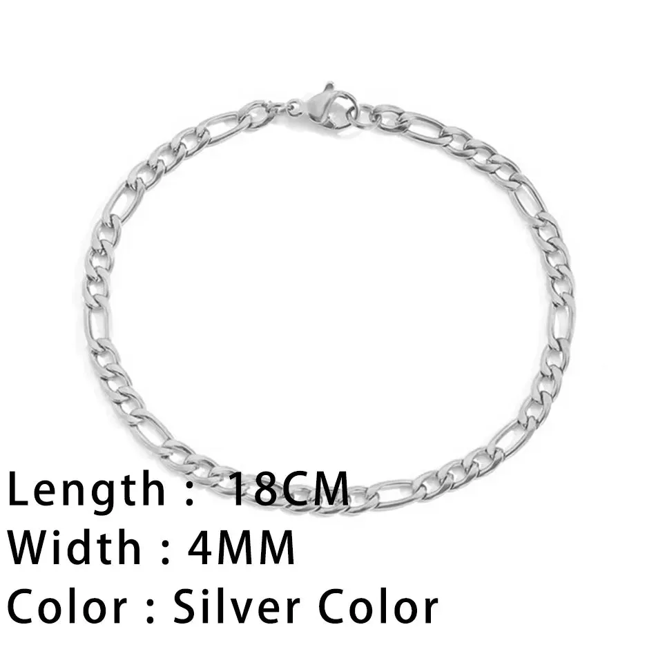 Classic Snake Chain Bracelets for Women: Trendy Gold-Plated Stainless Steel Cuban Chain Bracelet, Perfect Woman Gifts, and Jewelry