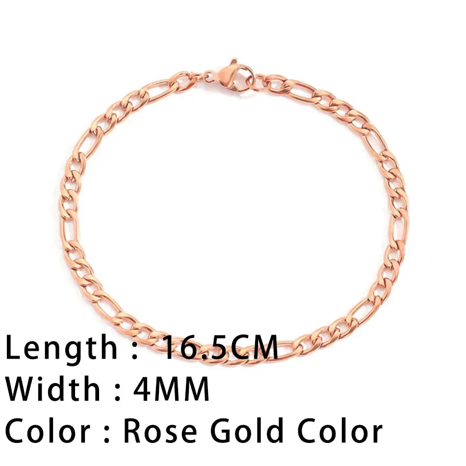 Classic Snake Chain Bracelets for Women: Trendy Gold-Plated Stainless Steel Cuban Chain Bracelet, Perfect Woman Gifts, and Jewelry