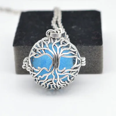 Essential Oil Diffuser Boho Necklace For Women Engelsrufer Necklace Aromatherapy Jewelry  Necklace With Lava Stone Lockets