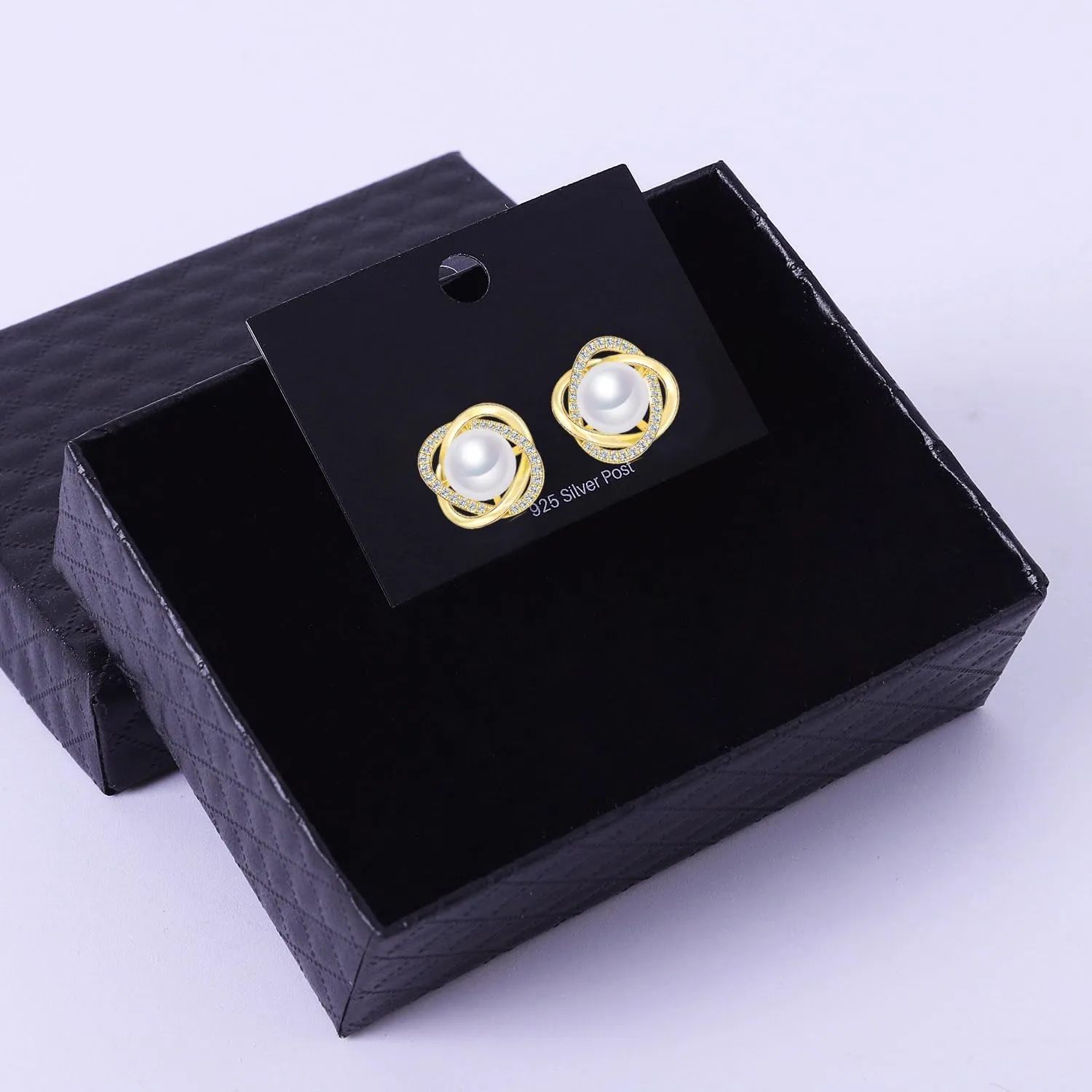 Handpicked Freshwater Cultured Stud Button Pearl Earrings