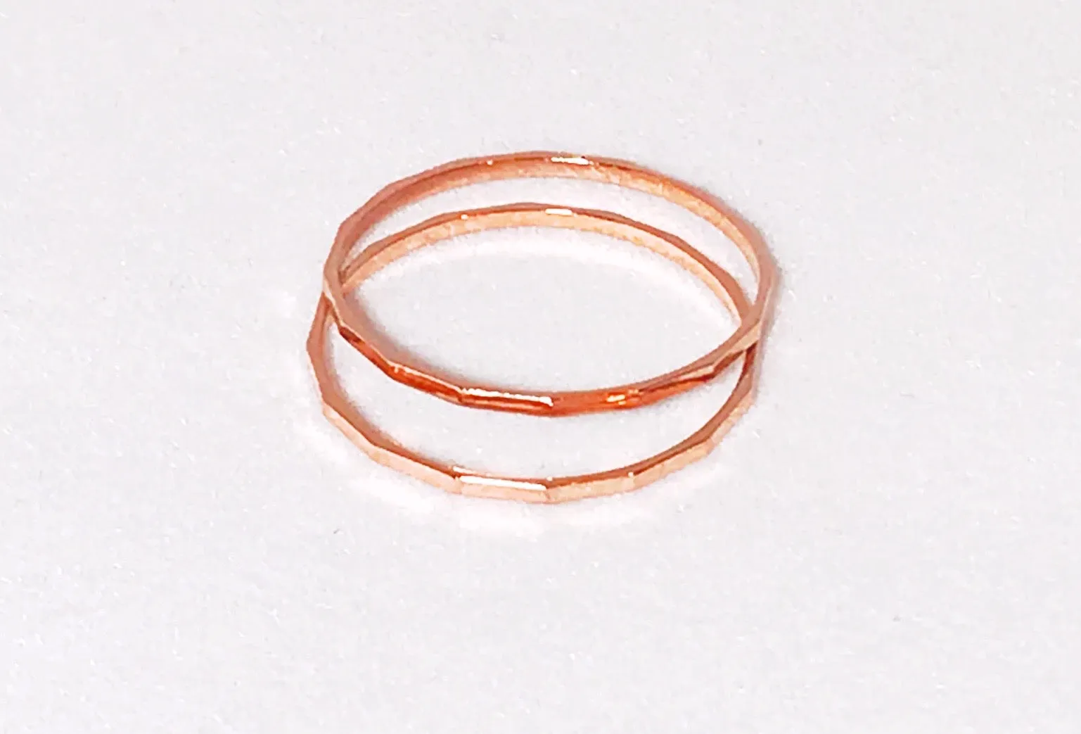 Kelly Stackable Hammered Rings