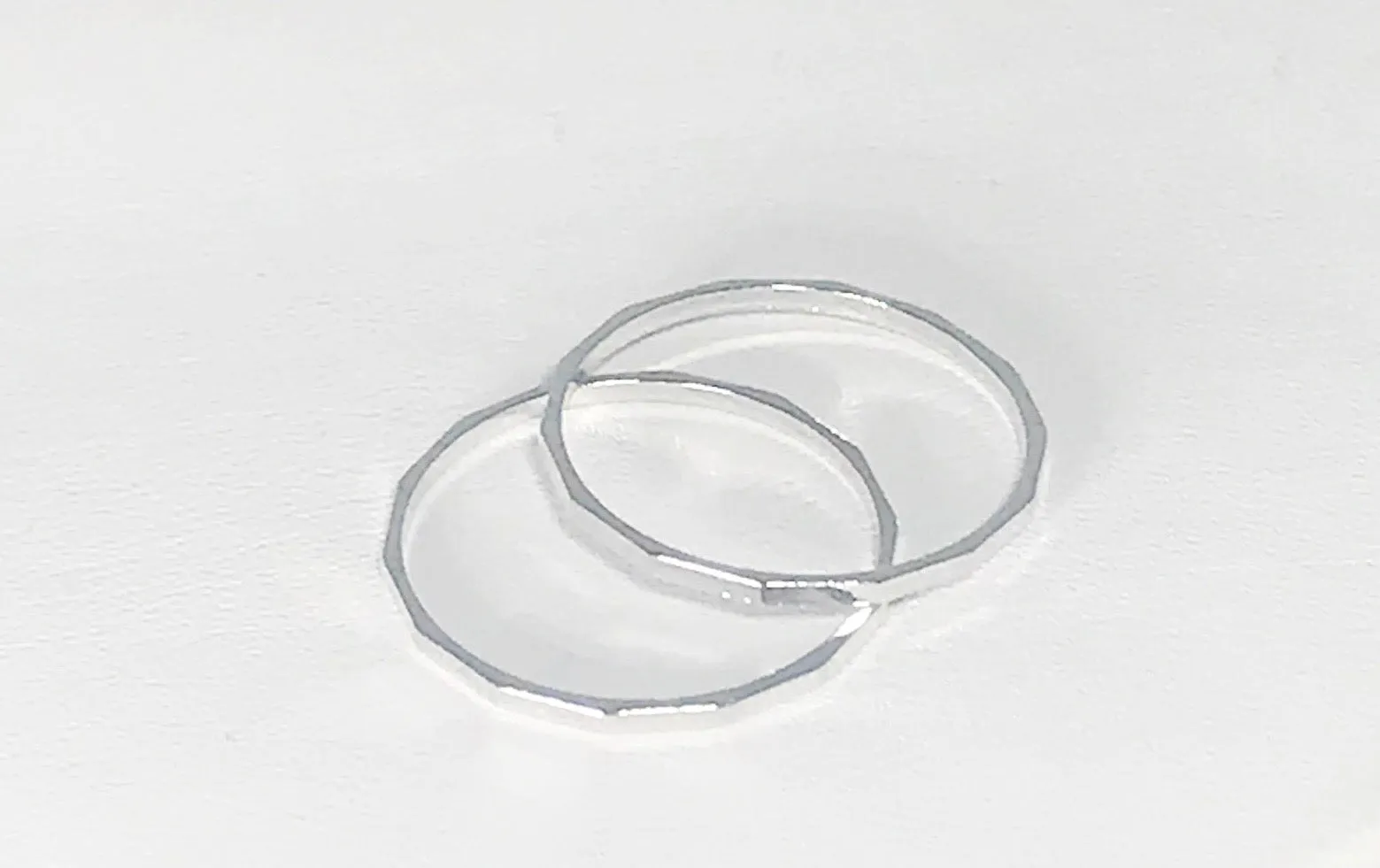 Kelly Stackable Hammered Rings