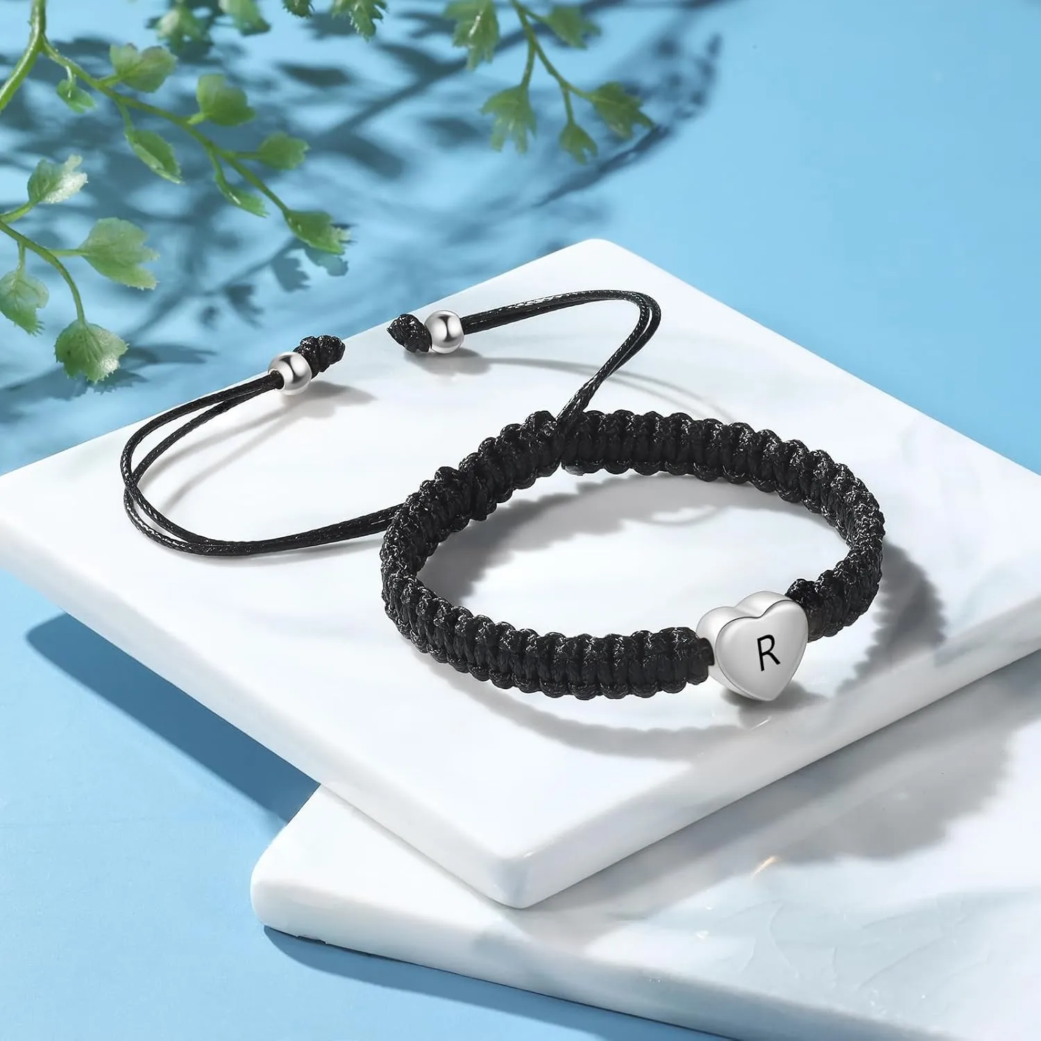 Personalized Couples Bracelets Initial Letter Matching Bracelets for Couples His and Her Bracelets for Couples Wife Husband Long Distance Gifts