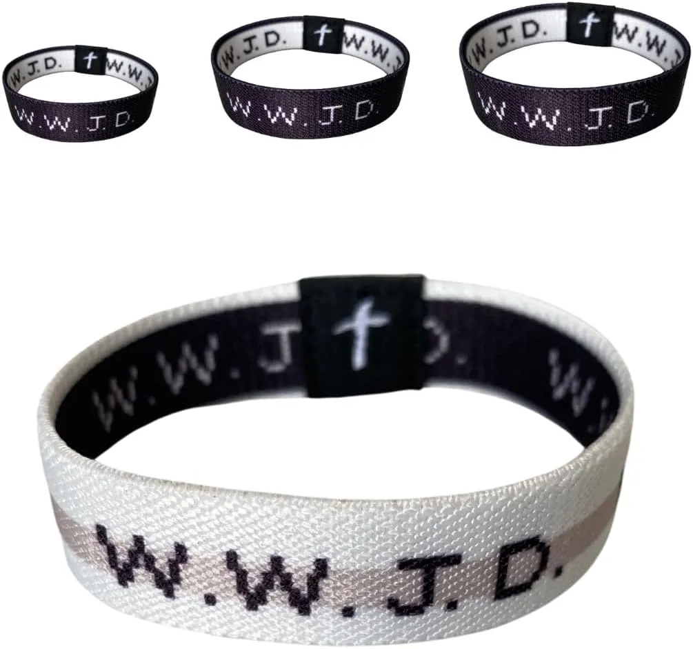 WWJD Bracelets - Elastic Bands Collection