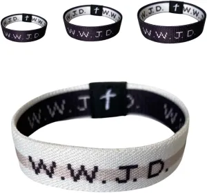 WWJD Bracelets - Elastic Bands Collection